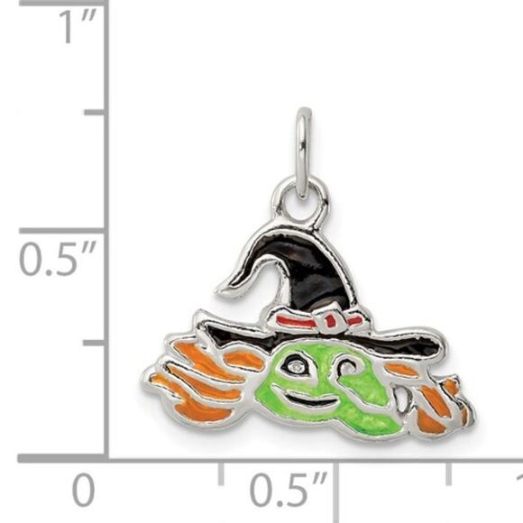 Sterling Silver Witch Necklace  - Picture 4 of 4